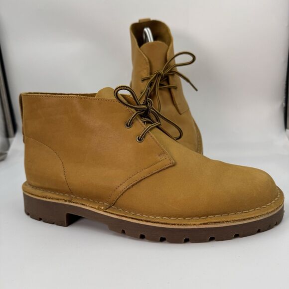 Clarks Overdale Mid 261687237085 Mens Brown Nubuck Lace Up Chukkas Boots 9.5M main image 10